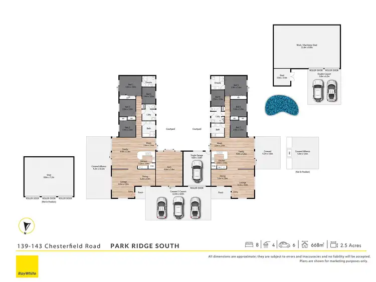 Floorplan of Homely house listing, 139-143 Chesterfield Road, Park Ridge South QLD 4125