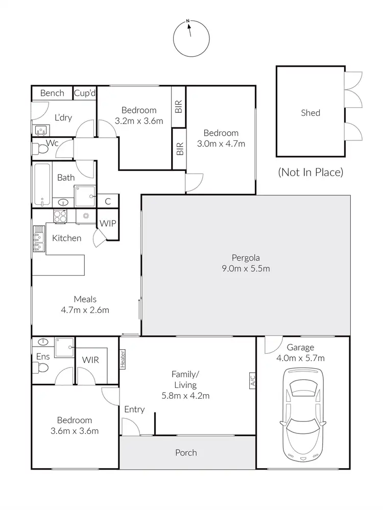 Floorplan of Homely house listing, 21 Stephenson Street, Lara VIC 3212