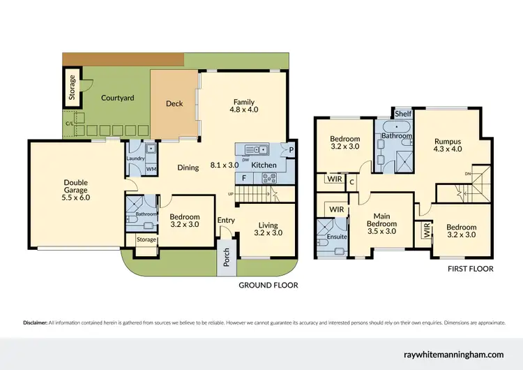 Floorplan of Homely townhouse listing, 2/17 St Clems Road, Doncaster East VIC 3109