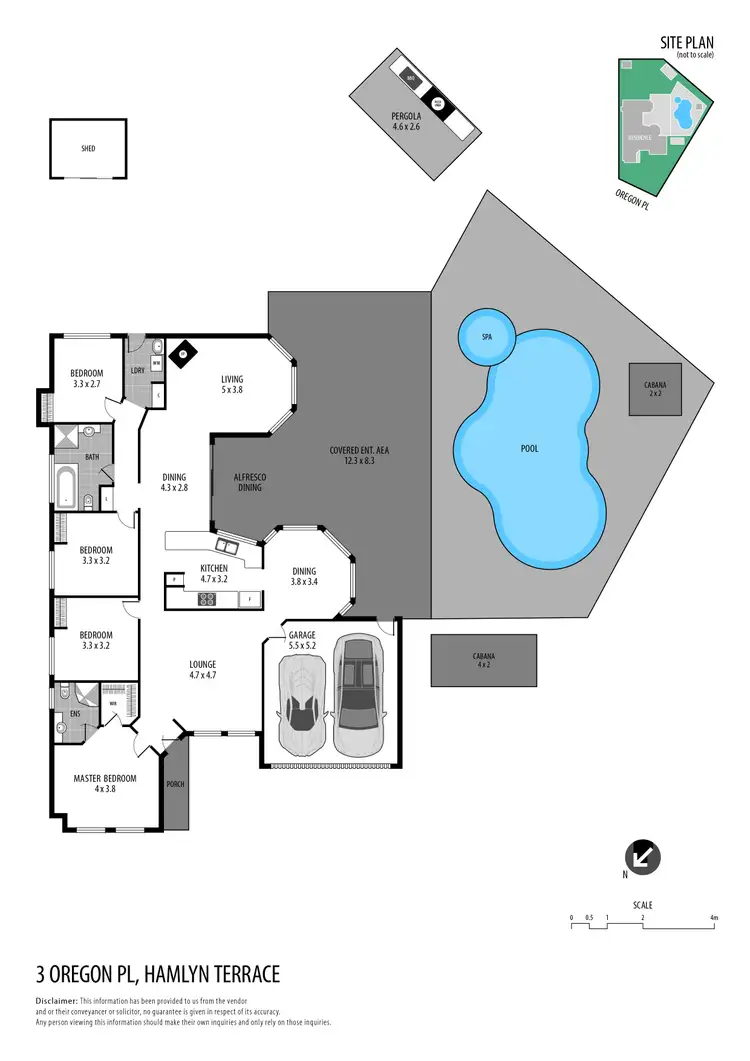Floorplan of Homely house listing, 3 Oregon Place, Hamlyn Terrace NSW 2259