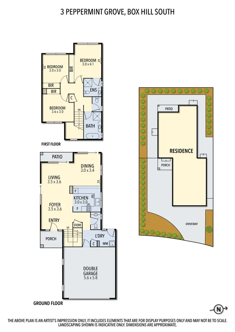 Floorplan of Homely house listing, 3 Peppermint Grove, Box Hill South VIC 3128