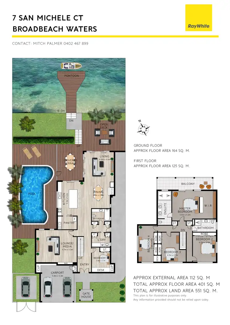 Floorplan of Homely house listing, 7 San Michele Court, Broadbeach Waters QLD 4218
