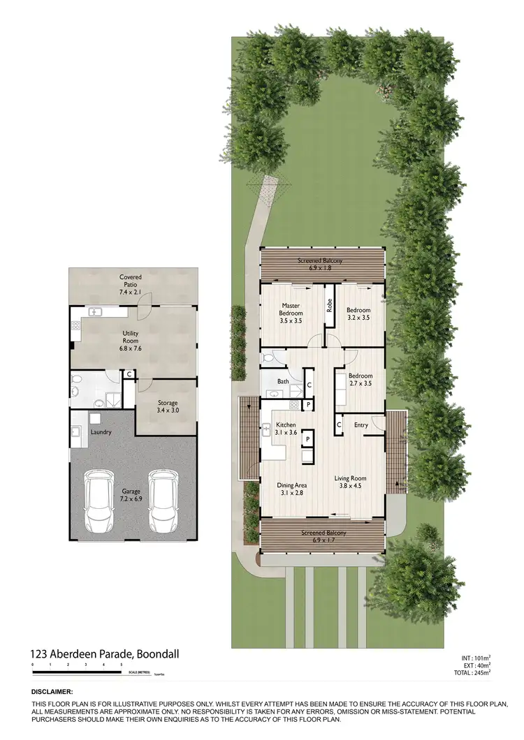 Floorplan of Homely house listing, 123 Aberdeen Parade, Boondall QLD 4034