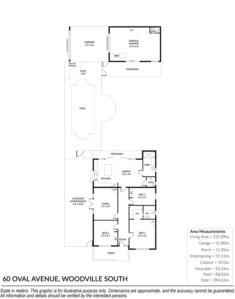 Floorplan of Homely house listing, 60 Oval Avenue, Woodville South SA 5011