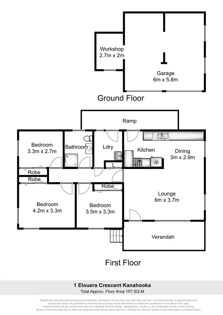 Floorplan of Homely house listing, 1 Elouera Crescent, Kanahooka NSW 2530