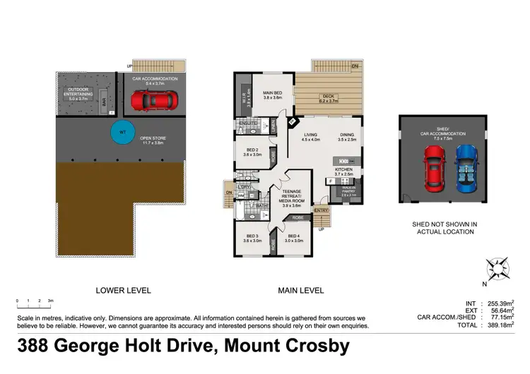 Floorplan of Homely rural property listing, 388 George Holt Drive, Mount Crosby QLD 4306