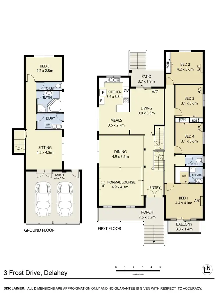 Floorplan of Homely house listing, 3 Frost Drive, Delahey VIC 3037