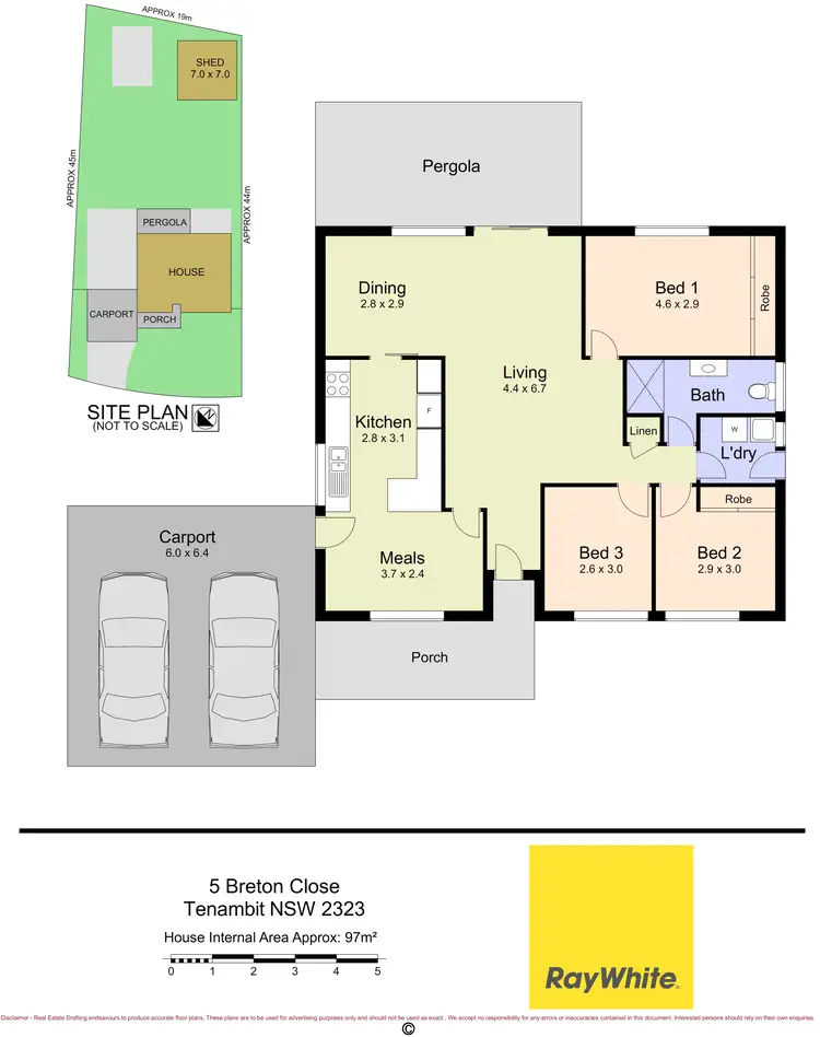 Floorplan of Homely house listing, 5 Breton Close, Tenambit NSW 2323