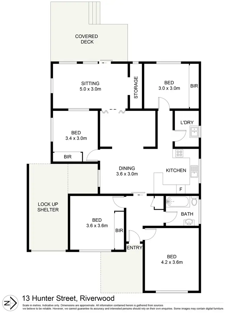 Floorplan of Homely house listing, 13 Hunter Street, Riverwood NSW 2210
