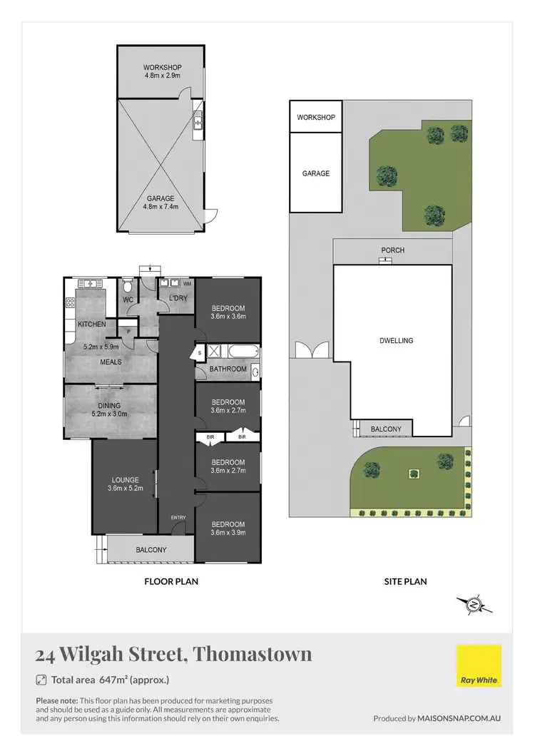 Floorplan of Homely house listing, 24 Wilgah Street, Thomastown VIC 3074