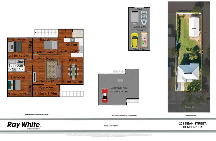 Floorplan of Homely house listing, 208 Dean Street, Berserker QLD 4701