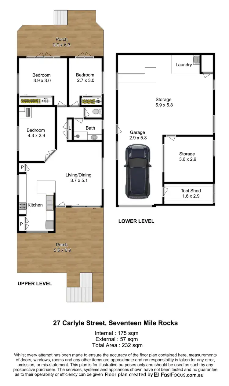 Floorplan of Homely house listing, 27 Carlyle Street, Seventeen Mile Rocks QLD 4073