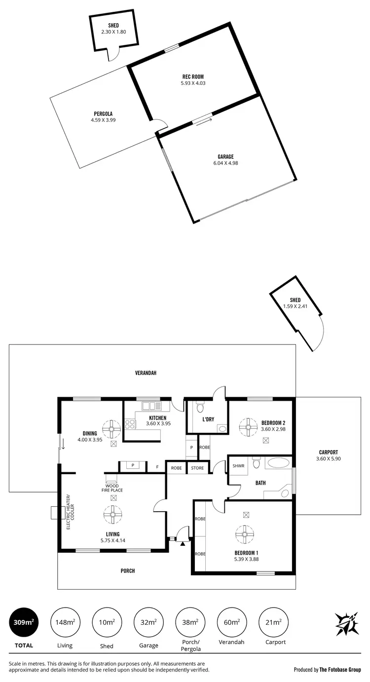 Floorplan of Homely house listing, 53 Esplanade, Port Mannum SA 5238