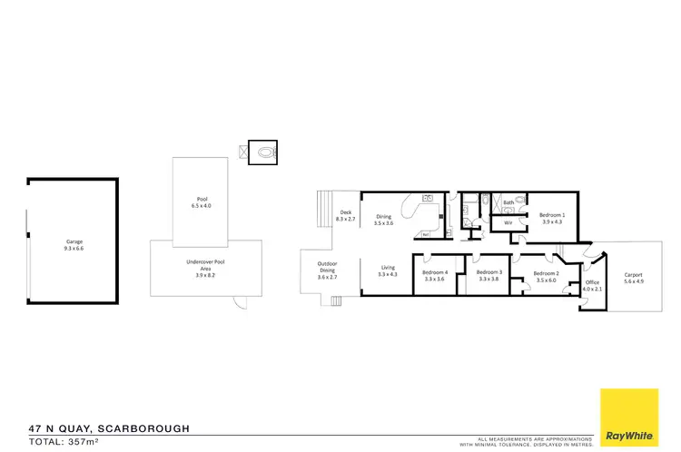 Floorplan of Homely house listing, 47 North Quay, Scarborough QLD 4020