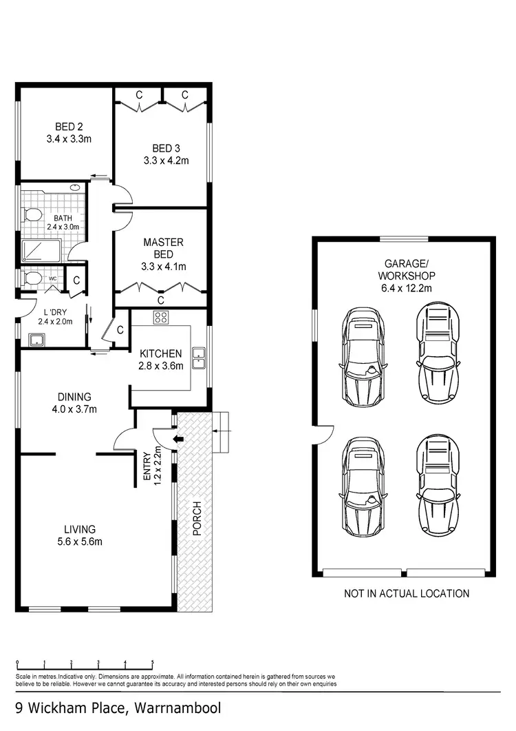 Floorplan of Homely house listing, 9 Wickham Court, Warrnambool VIC 3280