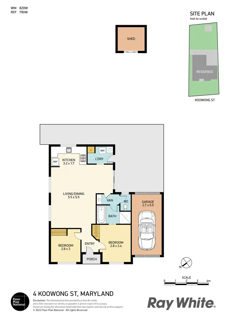 Floorplan of Homely house listing, 4 Koowong Street, Maryland NSW 2287
