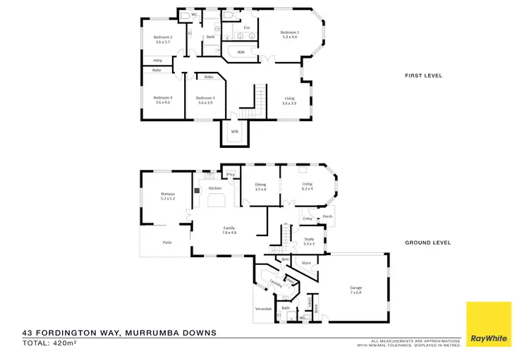 Floorplan of Homely house listing, 43 Fordington Way, Murrumba Downs QLD 4503