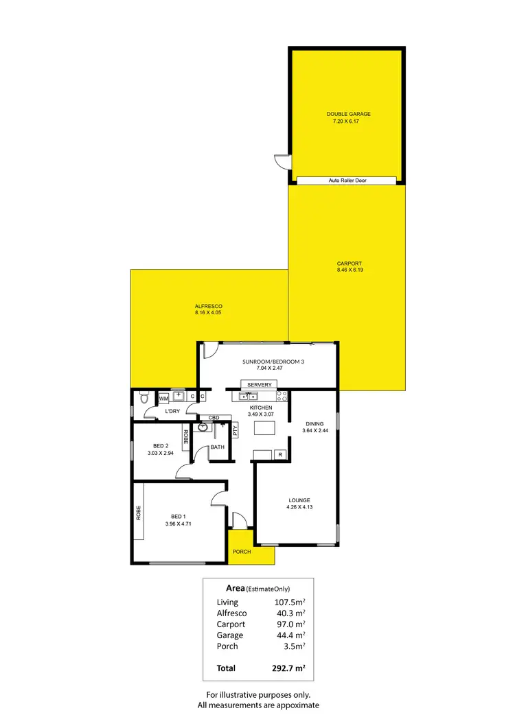 Floorplan of Homely house listing, 5 Acacia Avenue, Glenelg North SA 5045