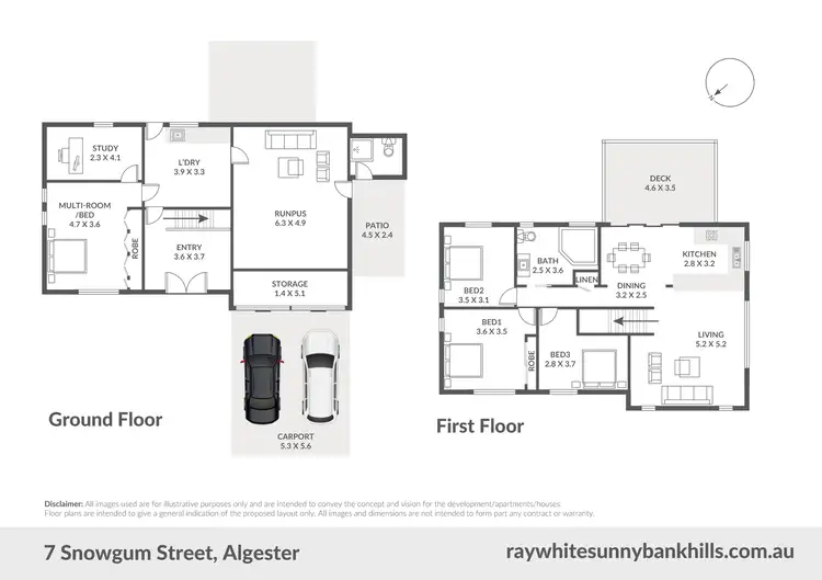 Floorplan of Homely house listing, 7 Snowgum Street, Algester QLD 4115