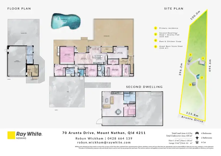 Floorplan of Homely rural property listing, 70 Arunta Drive, Mount Nathan QLD 4211