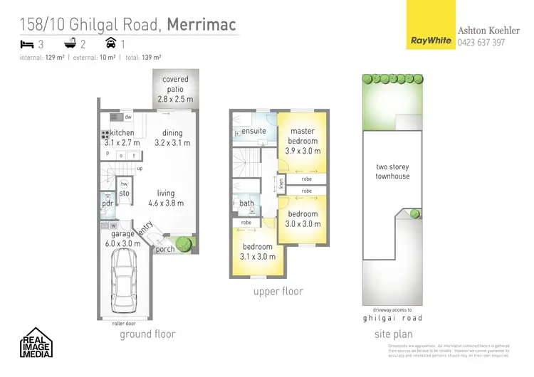 Floorplan of Homely apartment listing, 158/10 Ghilgai Road, Merrimac QLD 4226