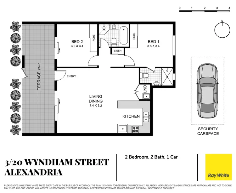 Floorplan of Homely apartment listing, 3/20 Wyndham Street, Alexandria NSW 2015