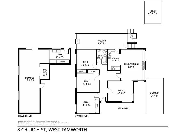 Floorplan of Homely house listing, 8 Church Street, Tamworth NSW 2340