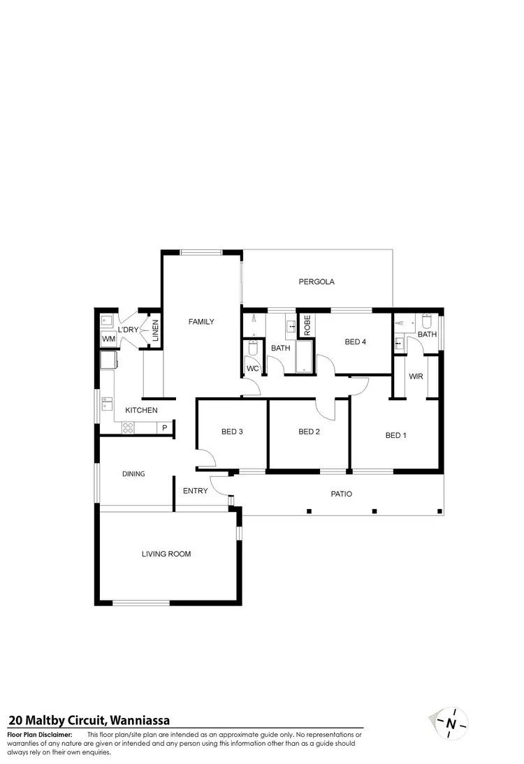 Floorplan of Homely house listing, 20 Maltby Circuit, Wanniassa ACT 2903