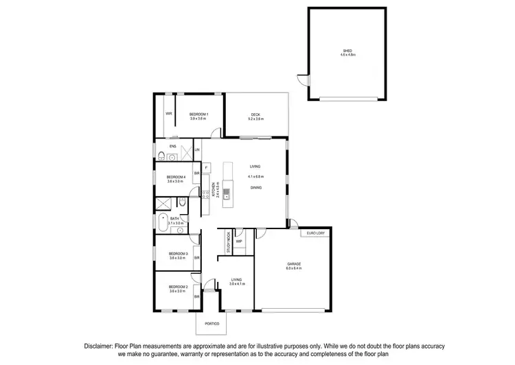 Floorplan of Homely house listing, 20E Clarke Street, Penola SA 5277