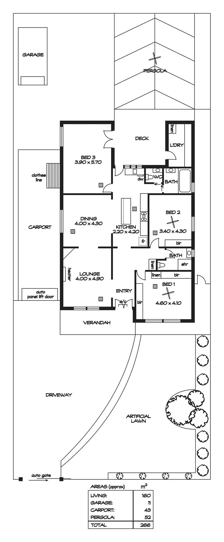 Floorplan of Homely house listing, 4A Beaufort Street, Woodville SA 5011