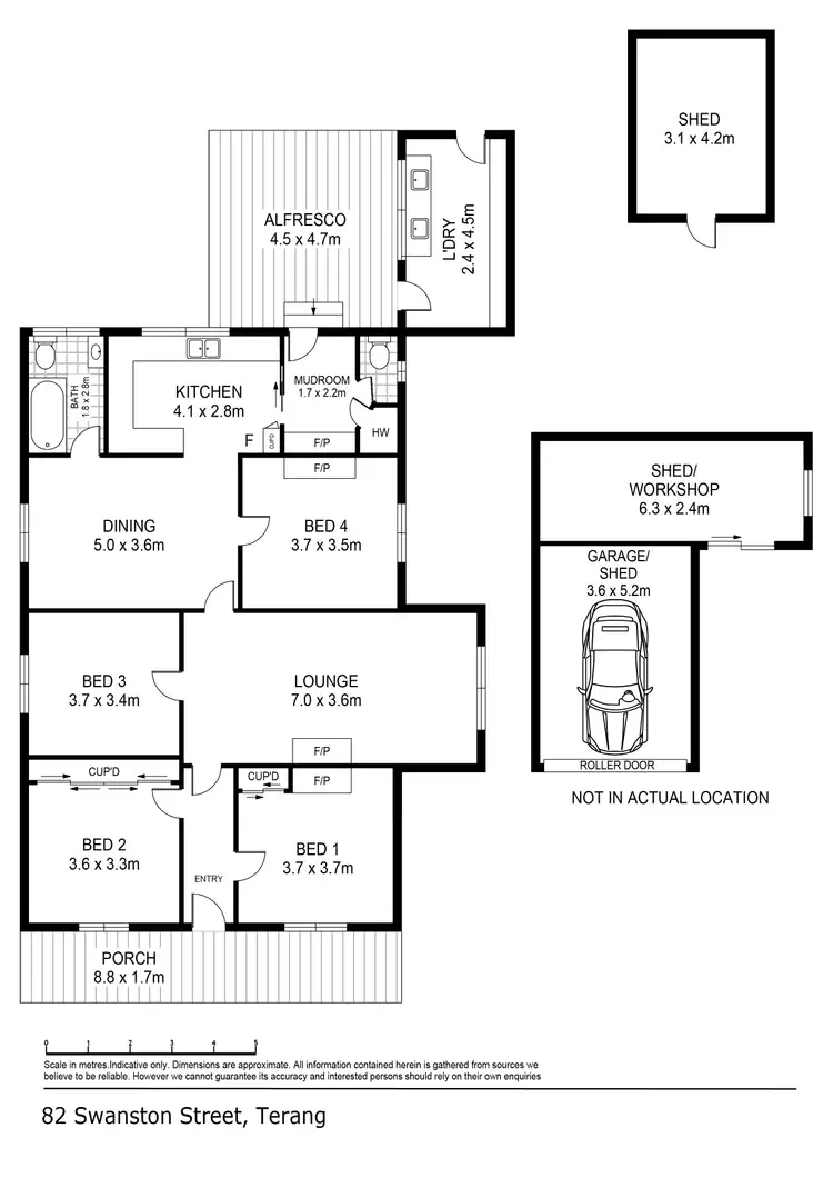 Floorplan of Homely house listing, 82 Swanston Street, Terang VIC 3264