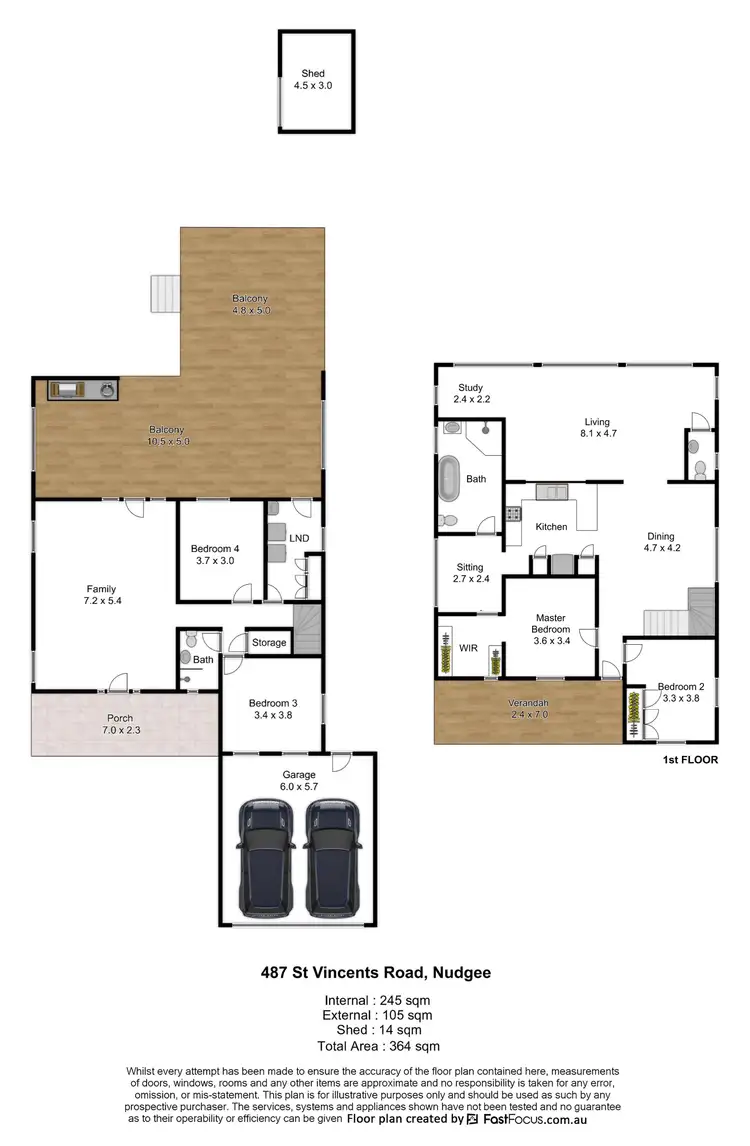 Floorplan of Homely house listing, 487 St Vincents Road, Nudgee QLD 4014
