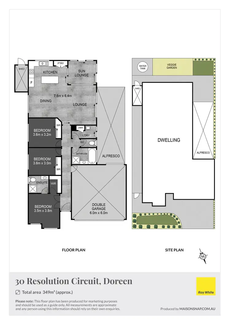 Floorplan of Homely house listing, 30 Resolution Circuit, Doreen VIC 3754