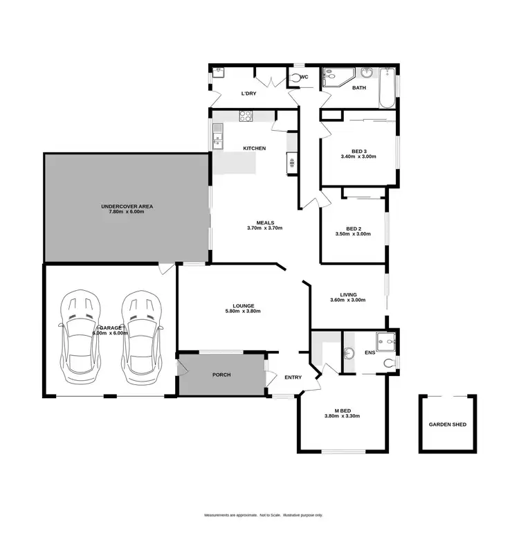 Floorplan of Homely house listing, 76 Dumbrell Circuit, Glenroy NSW 2640
