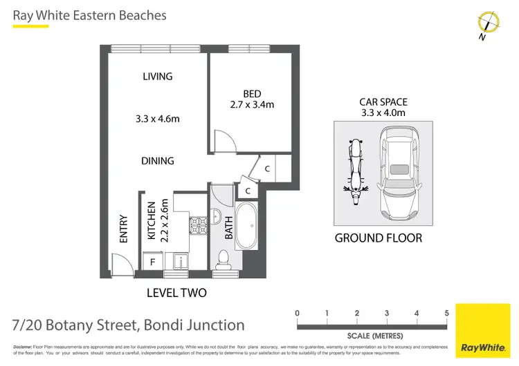 Floorplan of Homely apartment listing, 7/20 Botany Street, Bondi Junction NSW 2022