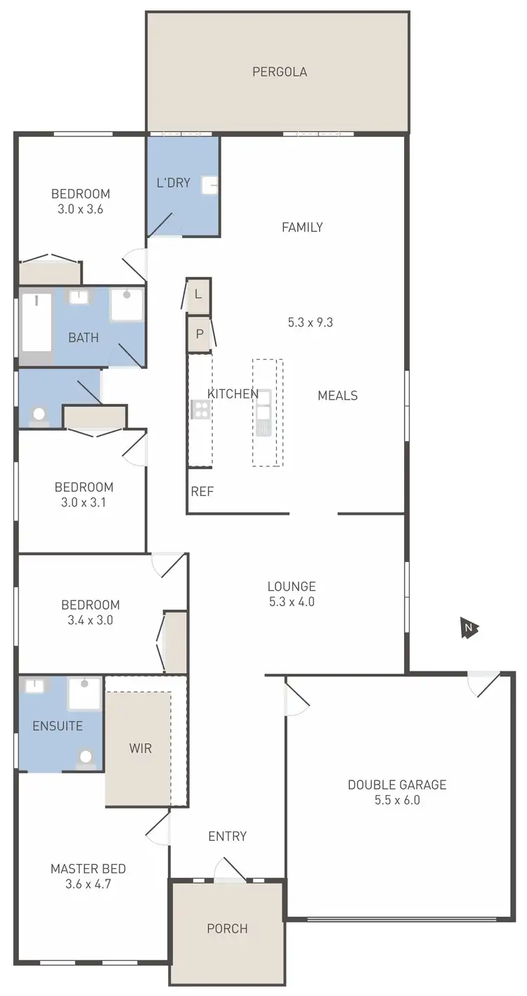 Floorplan of Homely house listing, 12 Mchaffie Terrace, Manor Lakes VIC 3024