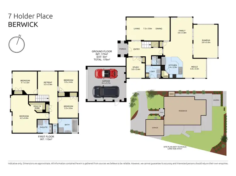 Floorplan of Homely house listing, 7 Holder Place, Berwick VIC 3806