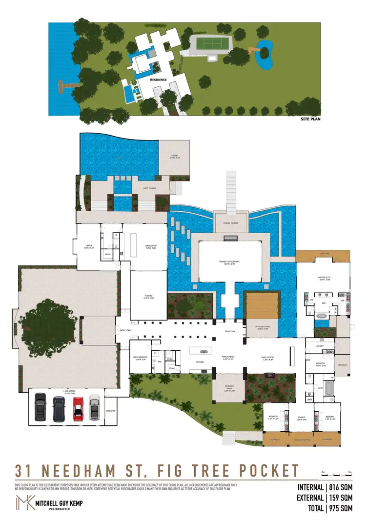 Floorplan of Homely house listing, 31 Needham Street, Fig Tree Pocket QLD 4069