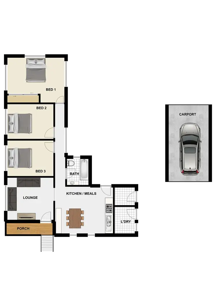 Floorplan of Homely house listing, 3 Tang Street, Inala QLD 4077