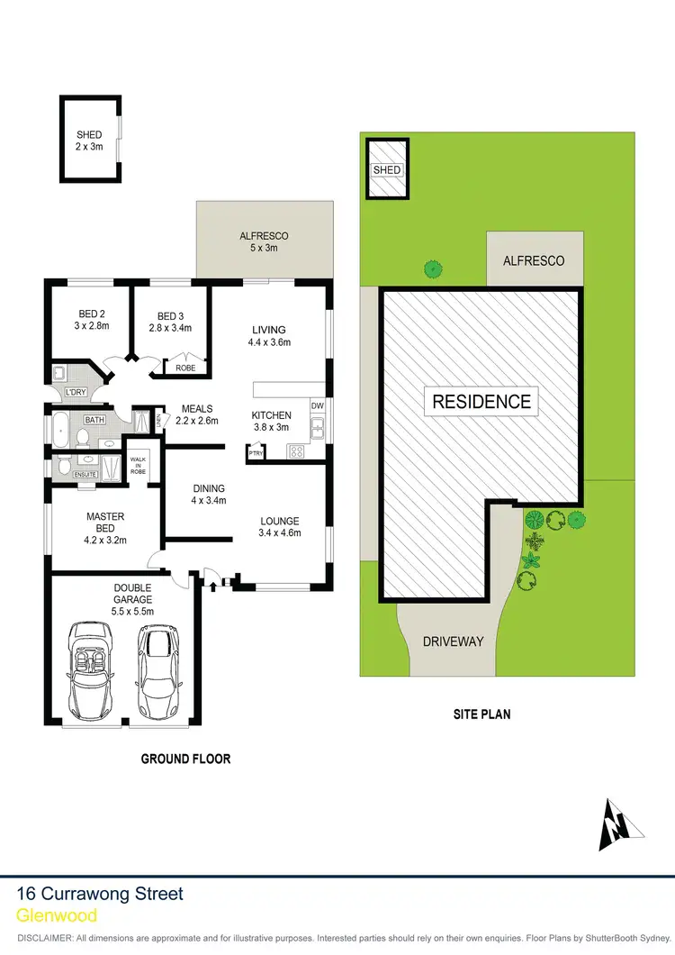 Floorplan of Homely house listing, 16 Currawong Street, Glenwood NSW 2768