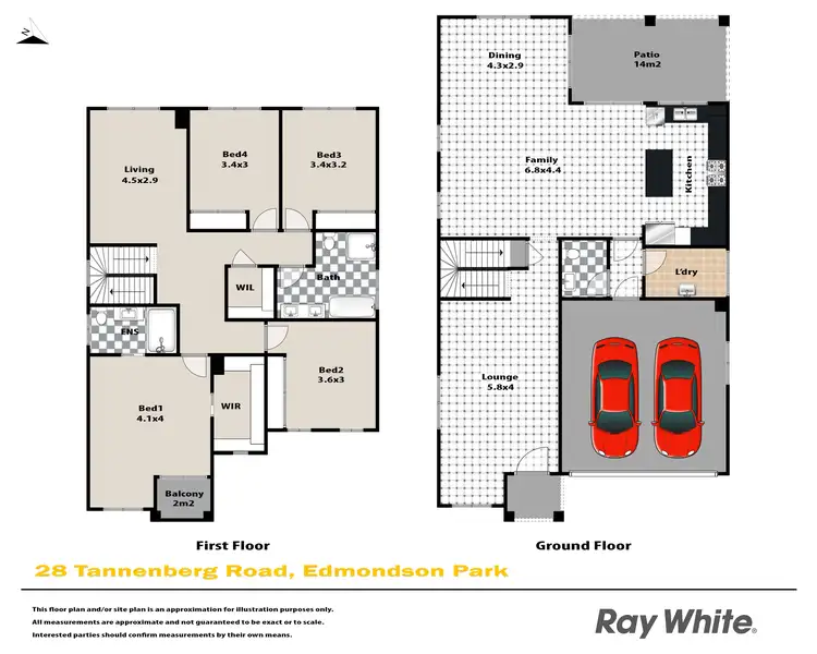 Floorplan of Homely house listing, 28 Tannenberg Road, Edmondson Park NSW 2174
