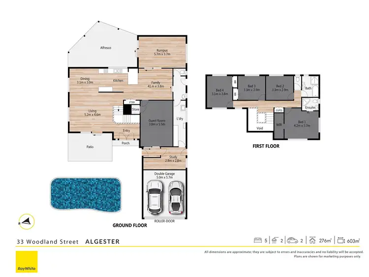 Floorplan of Homely house listing, 33 Woodland Street, Algester QLD 4115