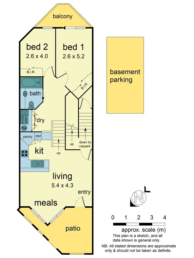 Floorplan of Homely unit listing, 7/13-15 Hewish Road, Croydon VIC 3136