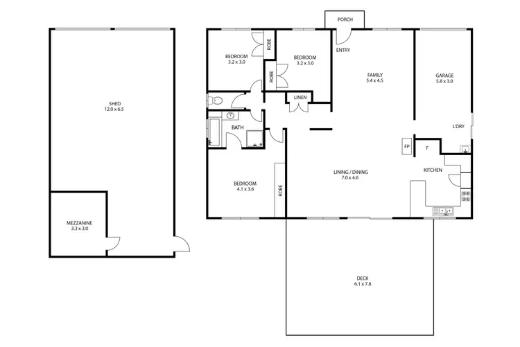 Floorplan of Homely house listing, 11 Queen Street, Kingsthorpe QLD 4400