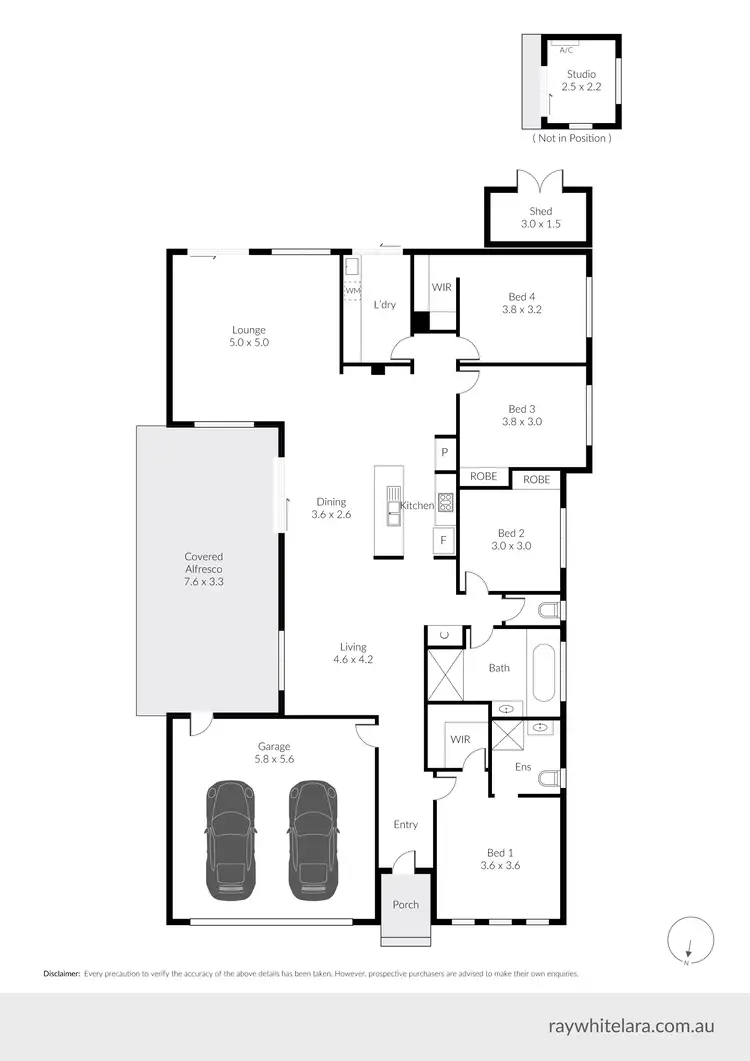 Floorplan of Homely house listing, 14 Citius Close, Lara VIC 3212