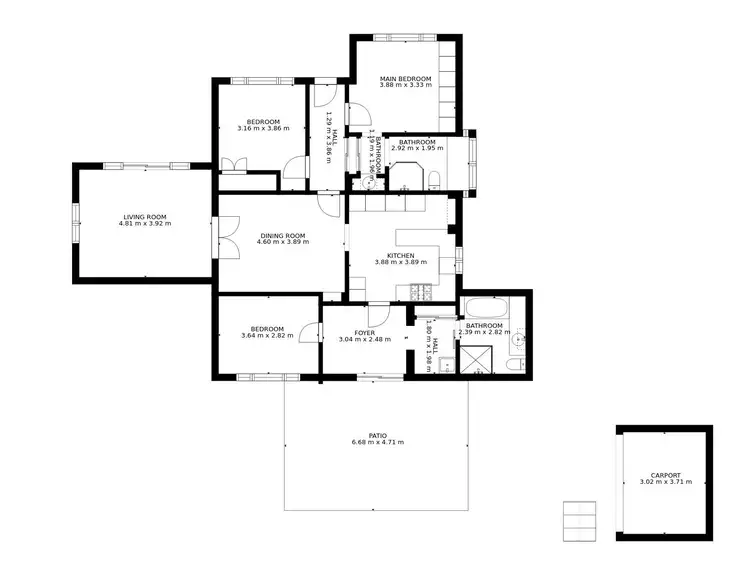 Floorplan of Homely house listing, 569 Norris Street, Lavington NSW 2641