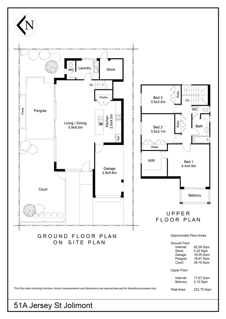 Floorplan of Homely house listing, 2/51 Jersey Street, Jolimont WA 6014