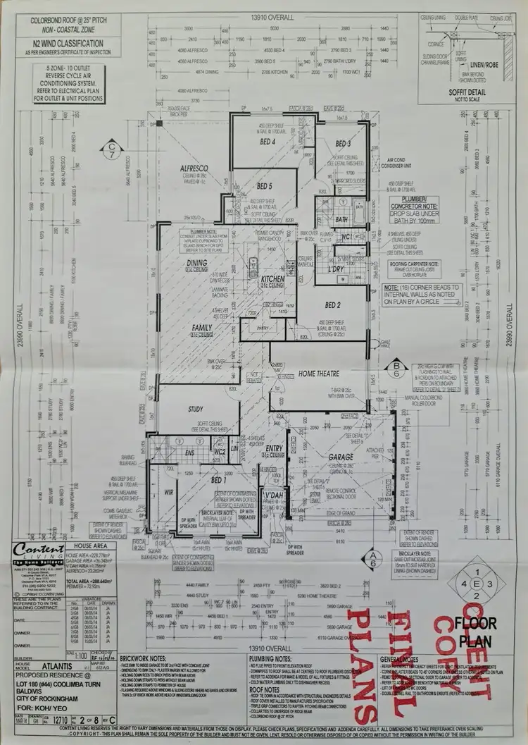 Floorplan of Homely house listing, 44 Coolimba Turn, Baldivis WA 6171