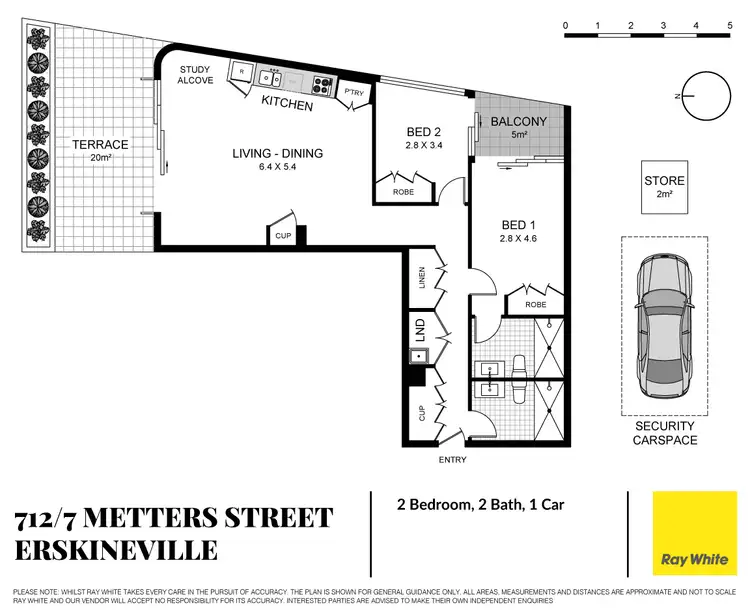Floorplan of Homely apartment listing, 712/7 Metters Street, Erskineville NSW 2043