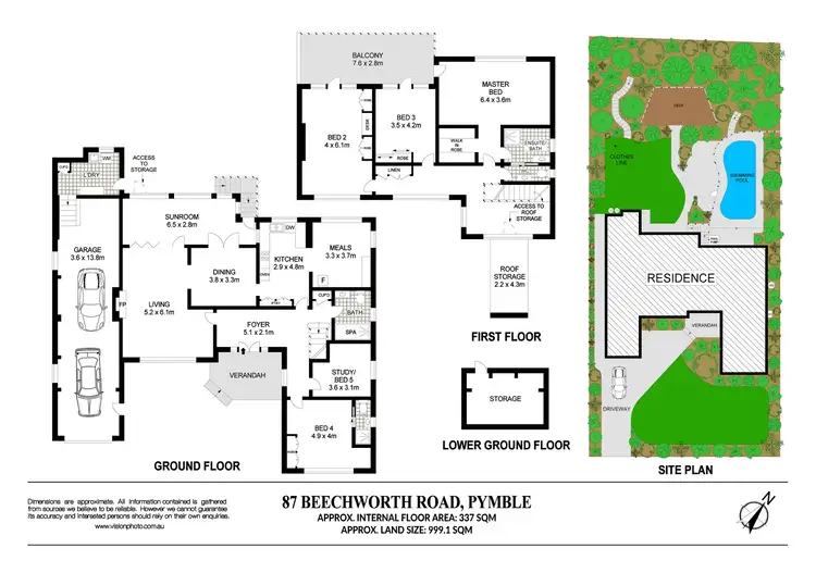 Floorplan of Homely house listing, 87 Beechworth Road, Pymble NSW 2073